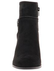 Wake Suede Ankle Bootie Black