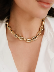 Cowrie Shell Necklace Gold