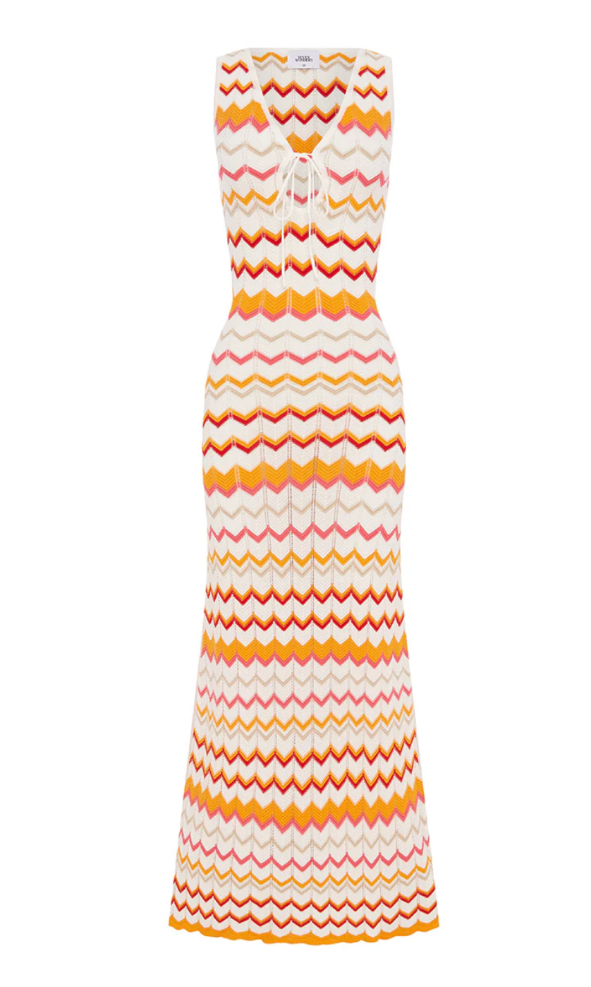 Andrea Maxi Dress Orange Multi