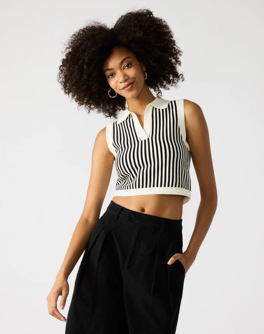 Amery Sweater Black/White