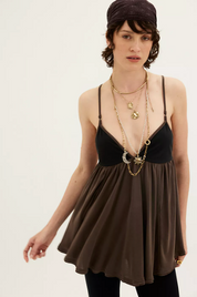 Trixie Tunic Black/Double Espresso FP