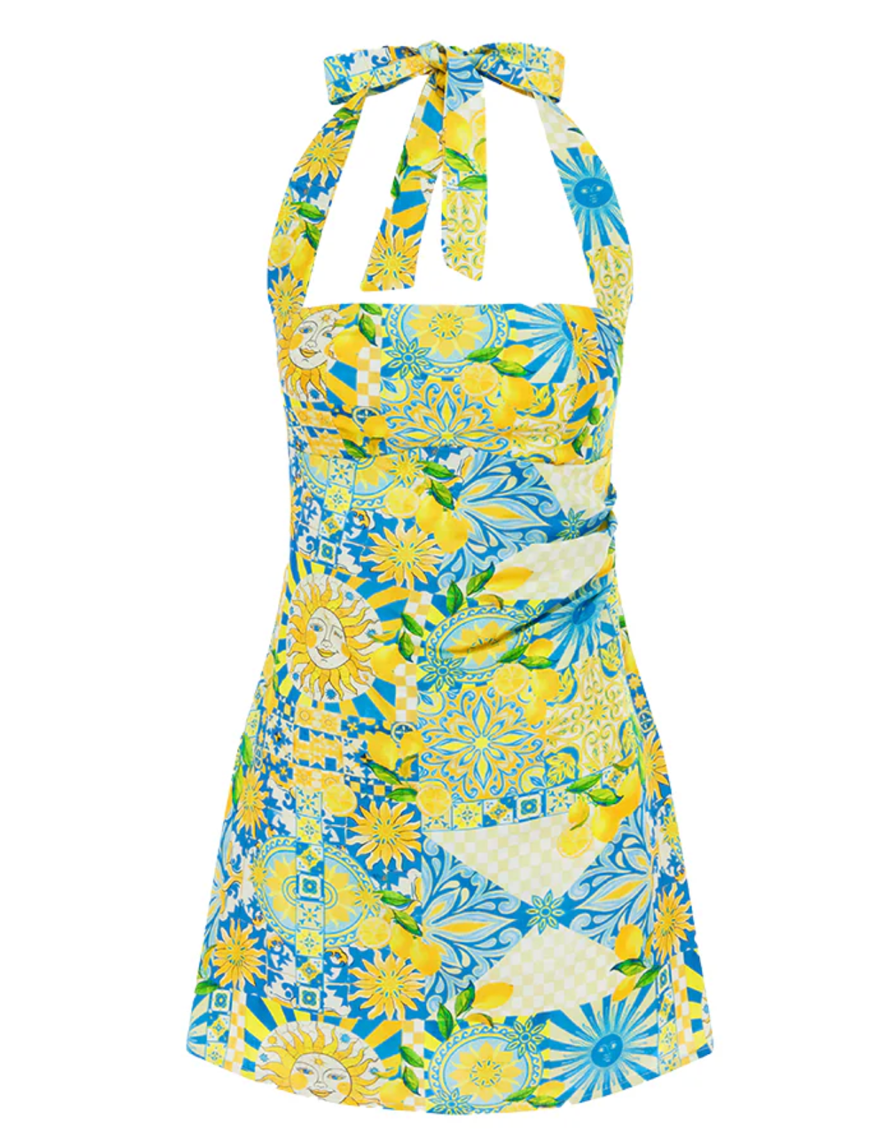 ANACAPRI MINI DRESS LEMON
