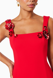 Emma Eventwear Mini Dress In Red