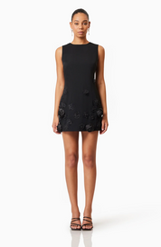 Lilydale Shift Mini Dress In Black by Elliatt