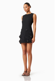 Lilydale Shift Mini Dress In Black by Elliatt