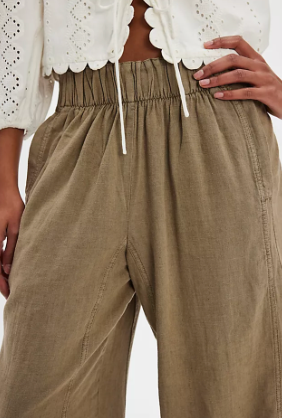 Days End Linen Pull On Pants Caiman FP