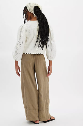 Days End Linen Pull On Pants Caiman FP