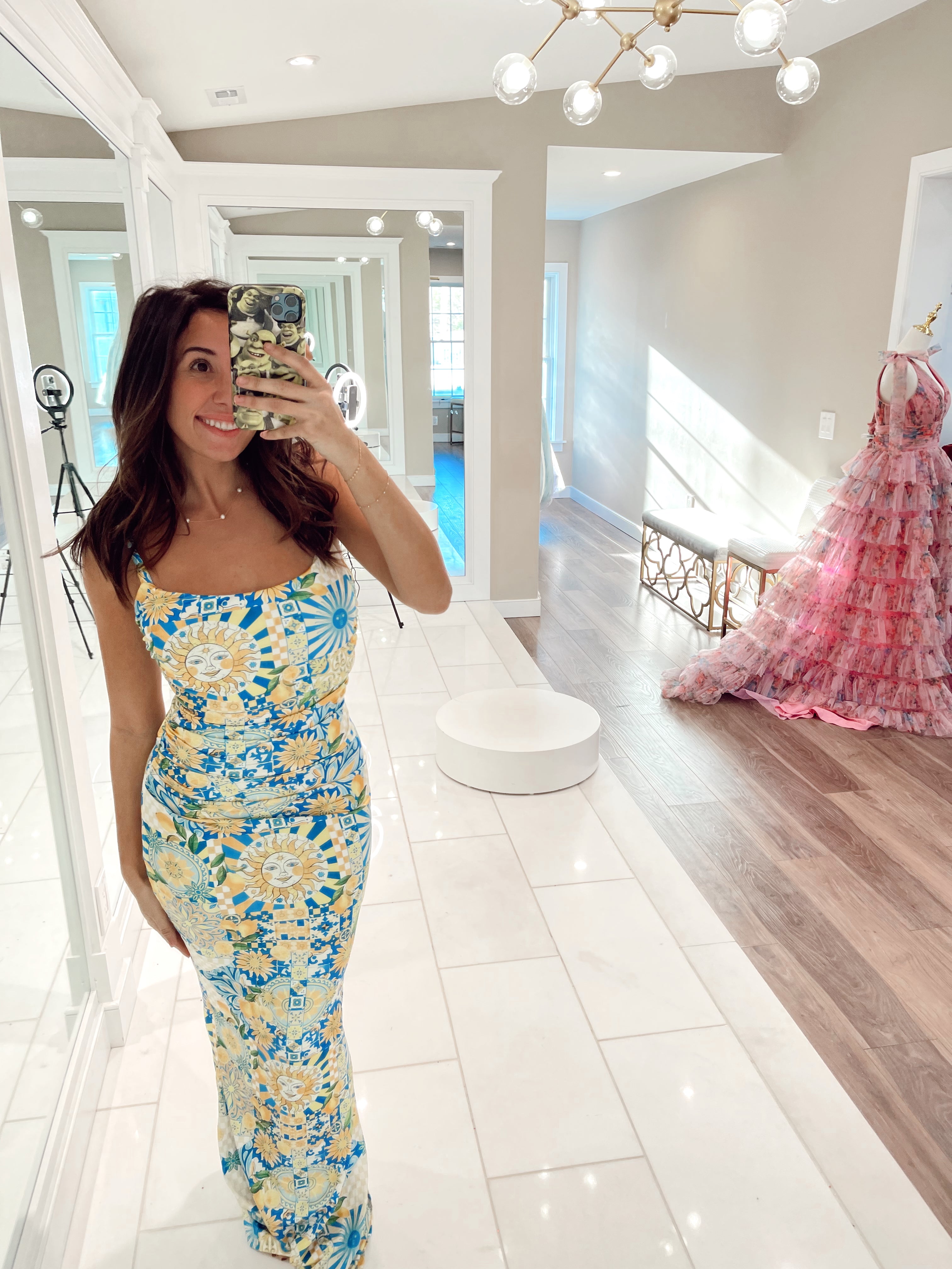 anacapri midi dress Seven Wonders Locklea Midi Dress In Anacapri/Lemon - 50% Off