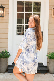 Life in Capri Tunic Blue Multi