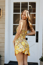 New-Age Dress Yellow Multi by Elliatt