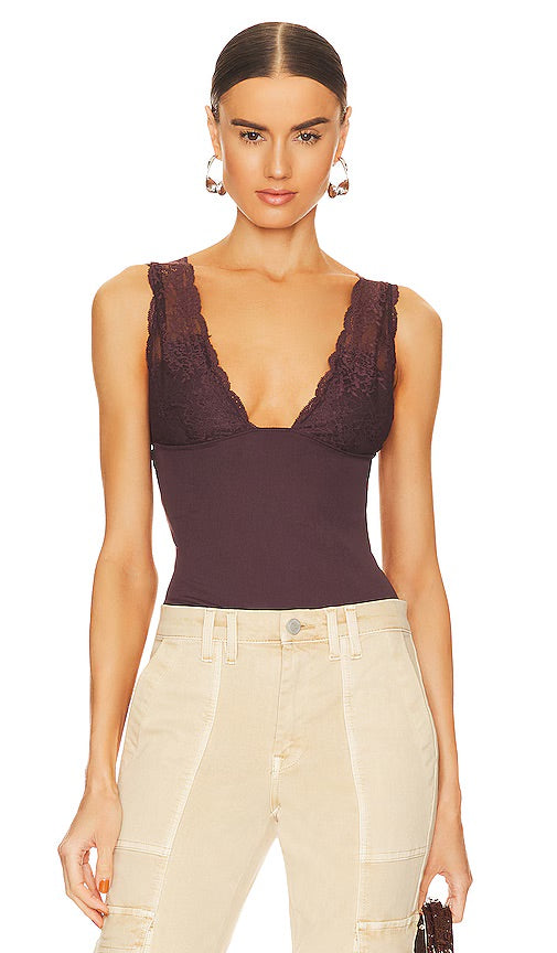 Power Play Cami Merlot