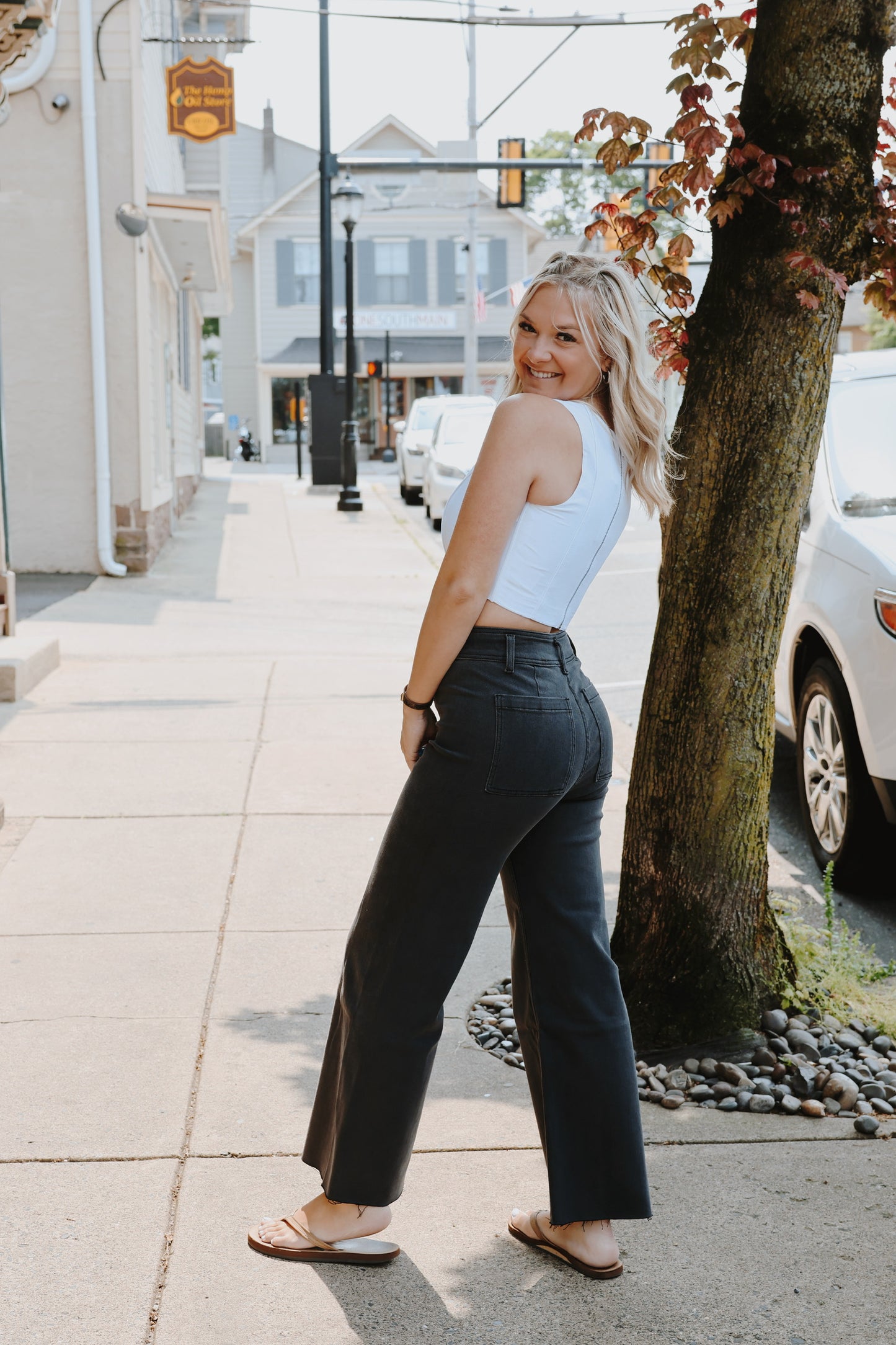 Cut to the Chase Pants Washed Black