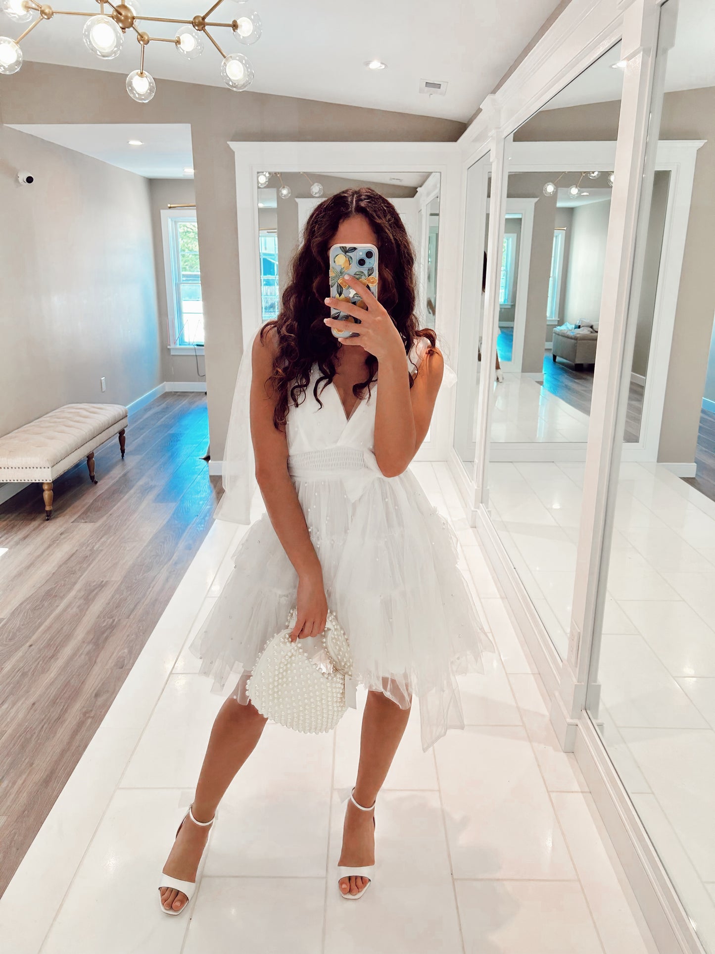 Breakfast at Tiffanys Tulle Mini White/White