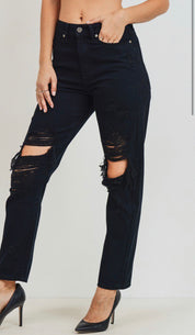 Destroyed Girlfriend Denim