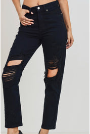 Destroyed Girlfriend Denim