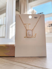 Initial Charm Necklace
