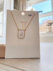 Initial Charm Necklace