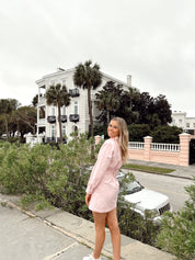 Charleston Called Dress Pink Tulle