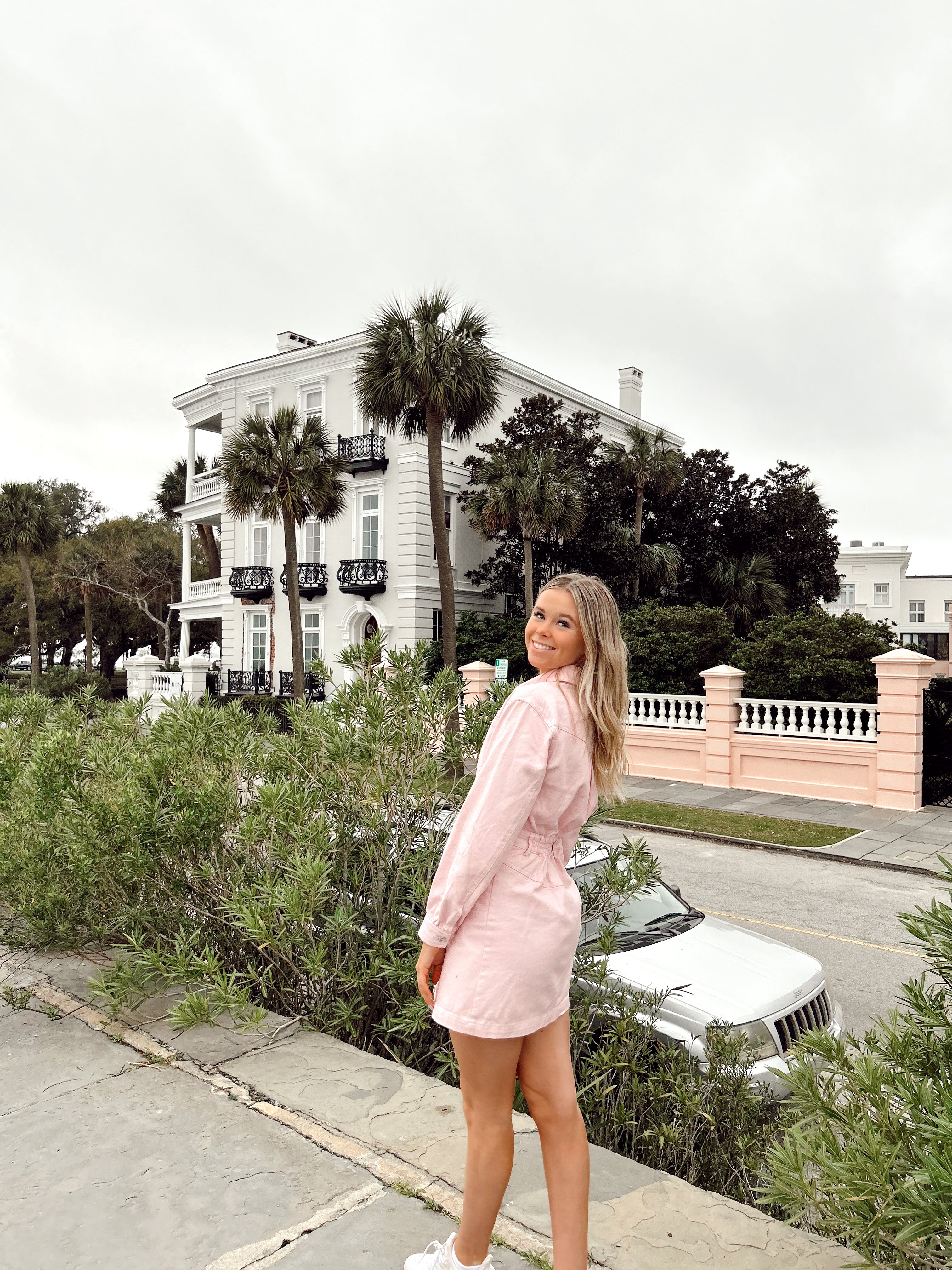 Charleston Called Dress Pink Tulle
