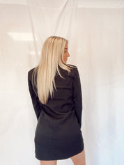 Lana Blazer Dress Black