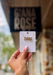 Birth Plate Necklace