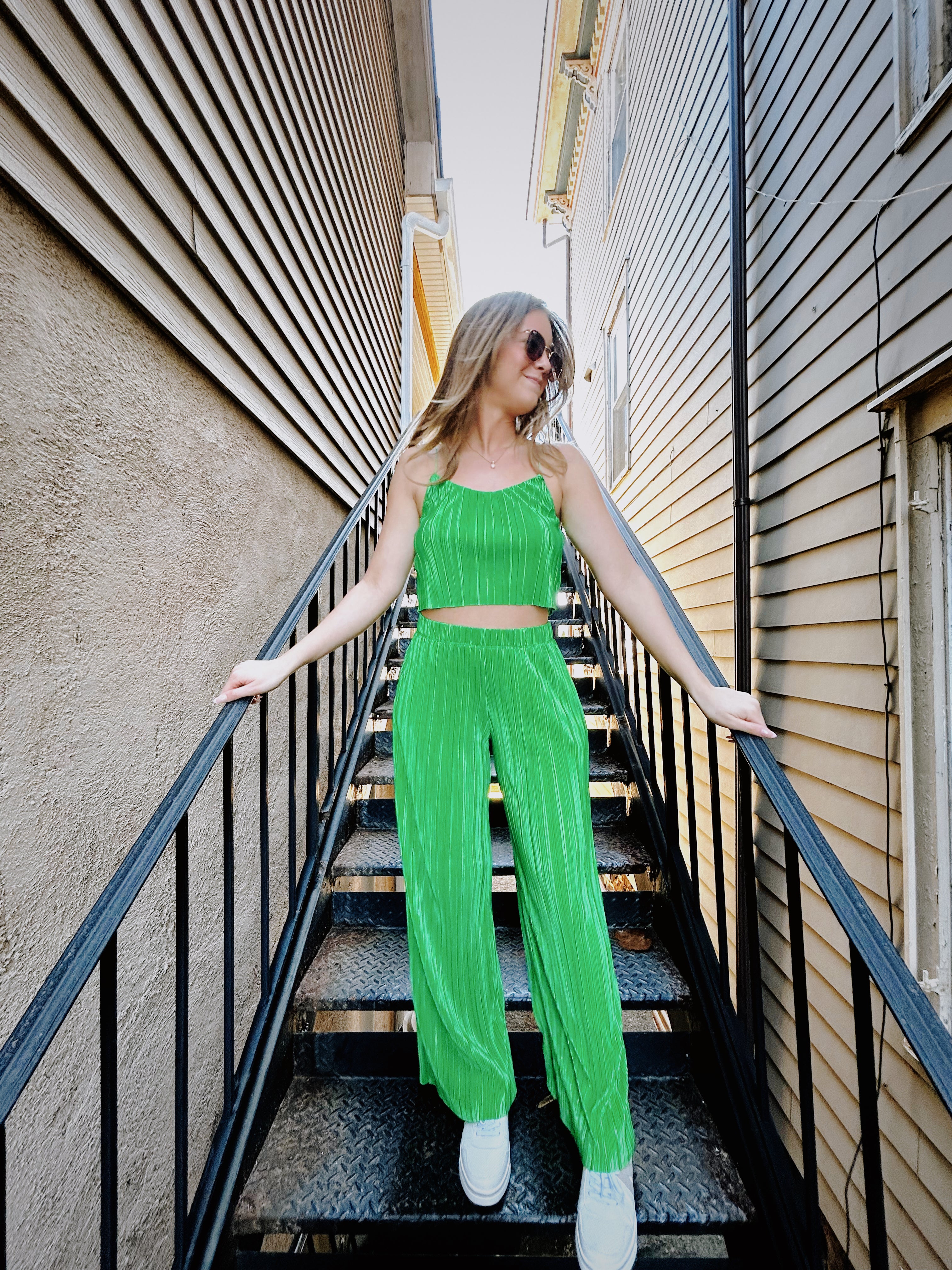 Addy Set Bright Green