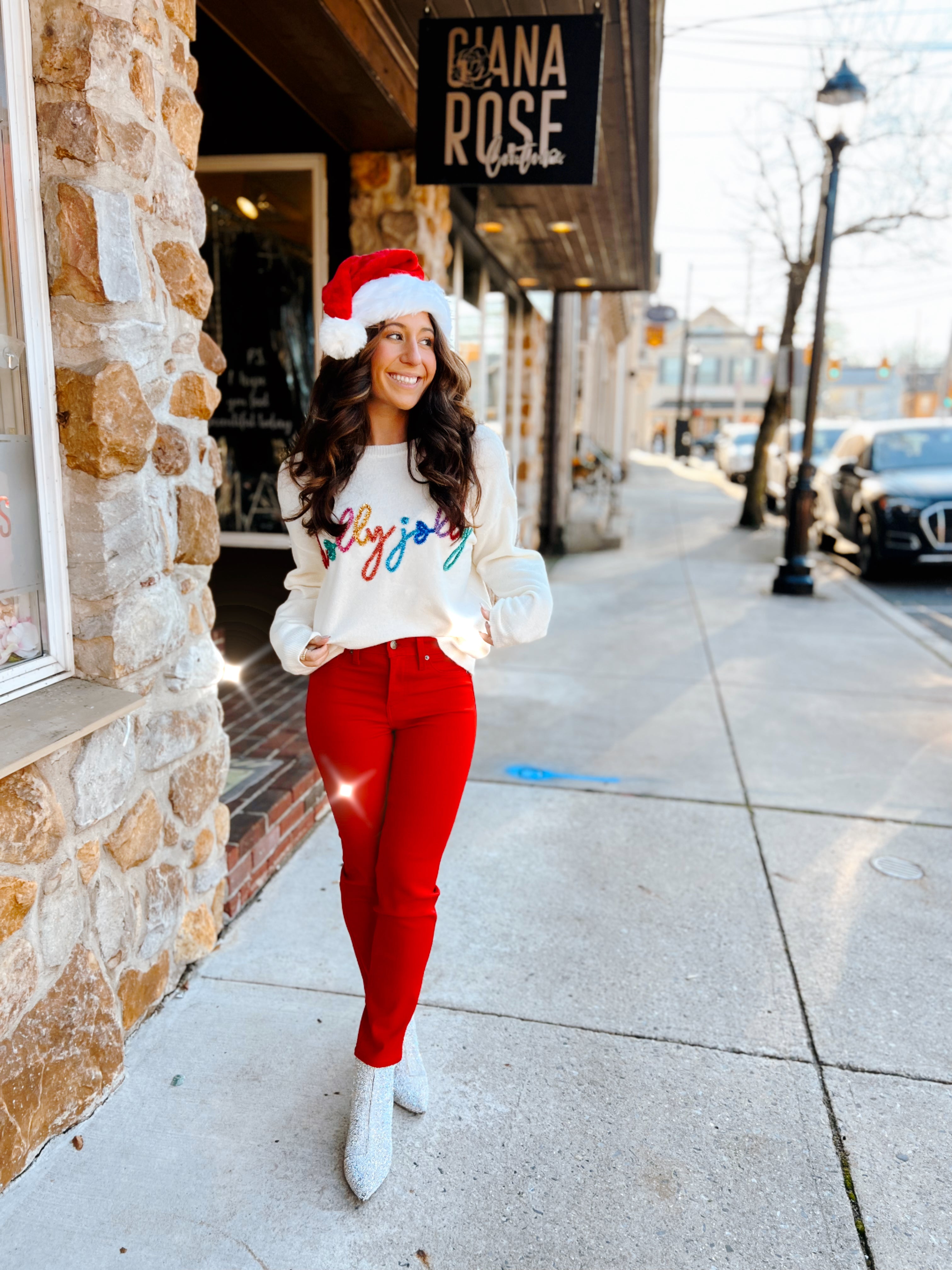Holly Jolly Monroe Denim - COATED ROUGE