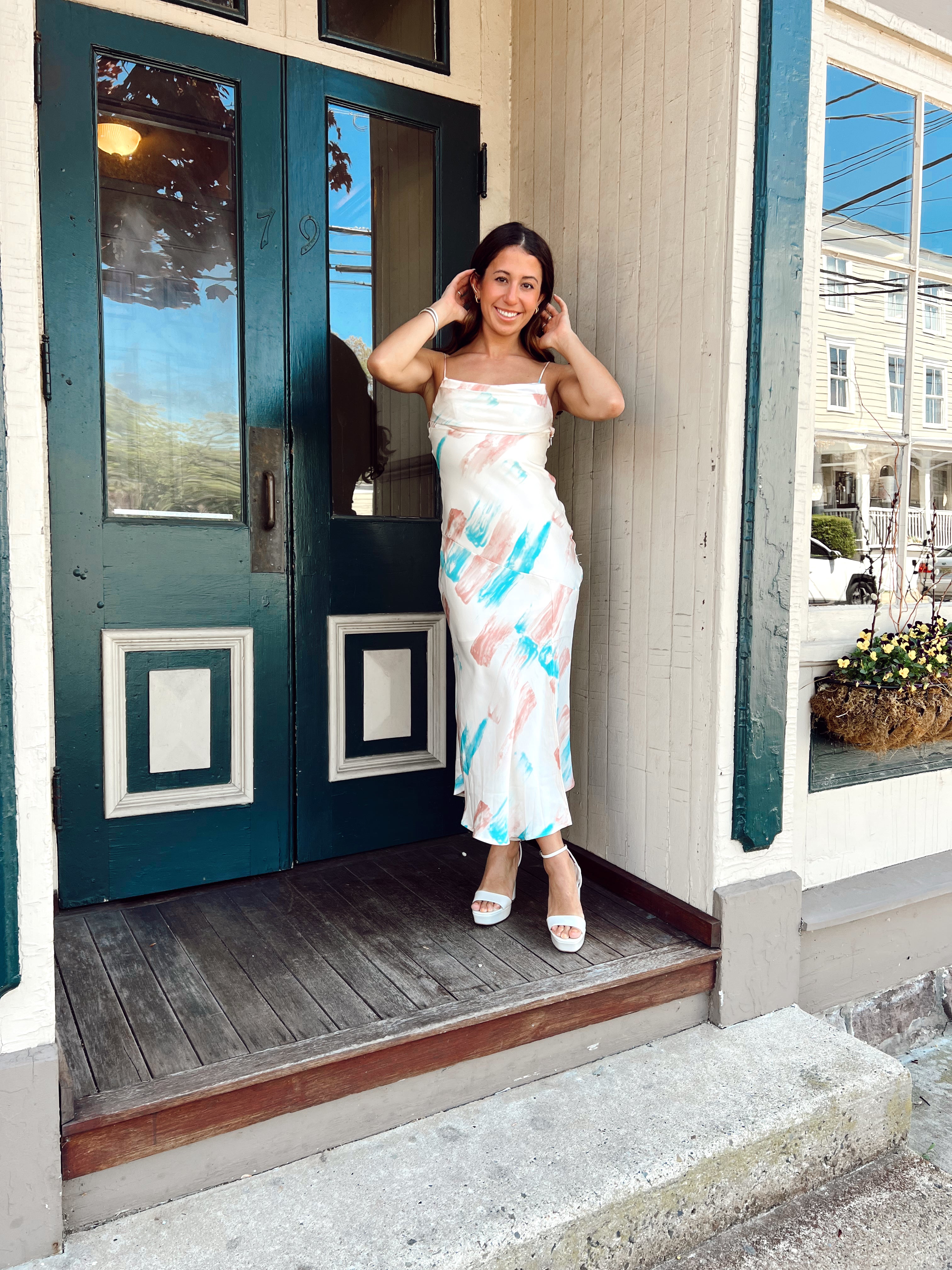 Stormy Shore Midi Multi/White
