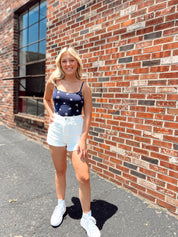 Bandana Bodysuit Navy