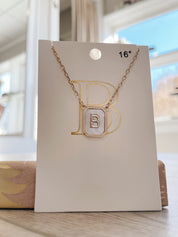 Initial Charm Necklace