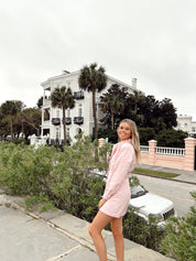 Charleston Called Dress Pink Tulle