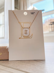 Initial Charm Necklace