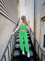Addy Set Bright Green