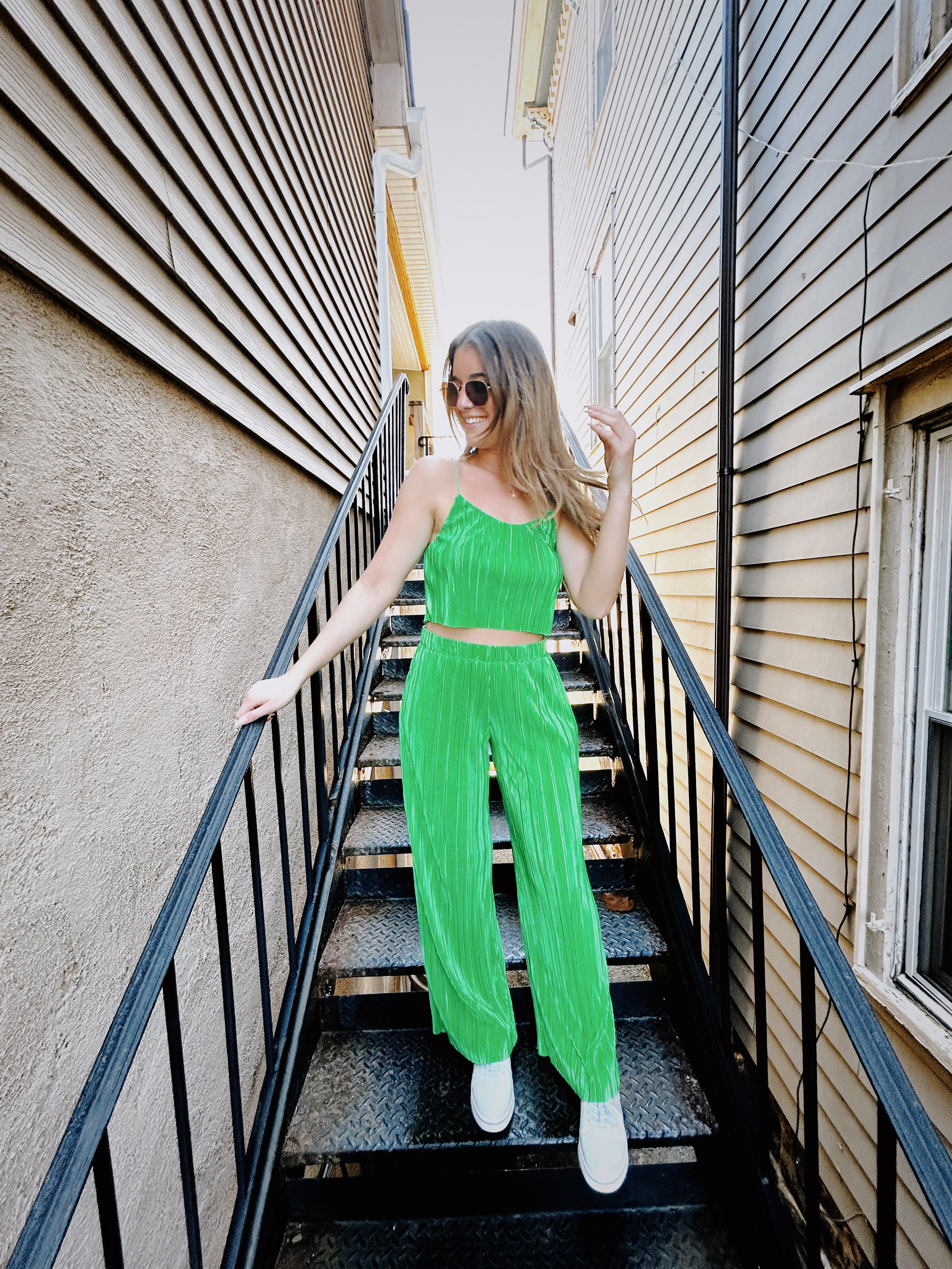 Addy Set Bright Green