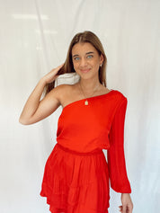 Zeina Red Dress