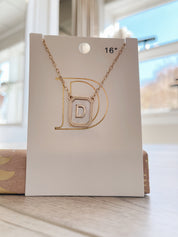 Initial Charm Necklace