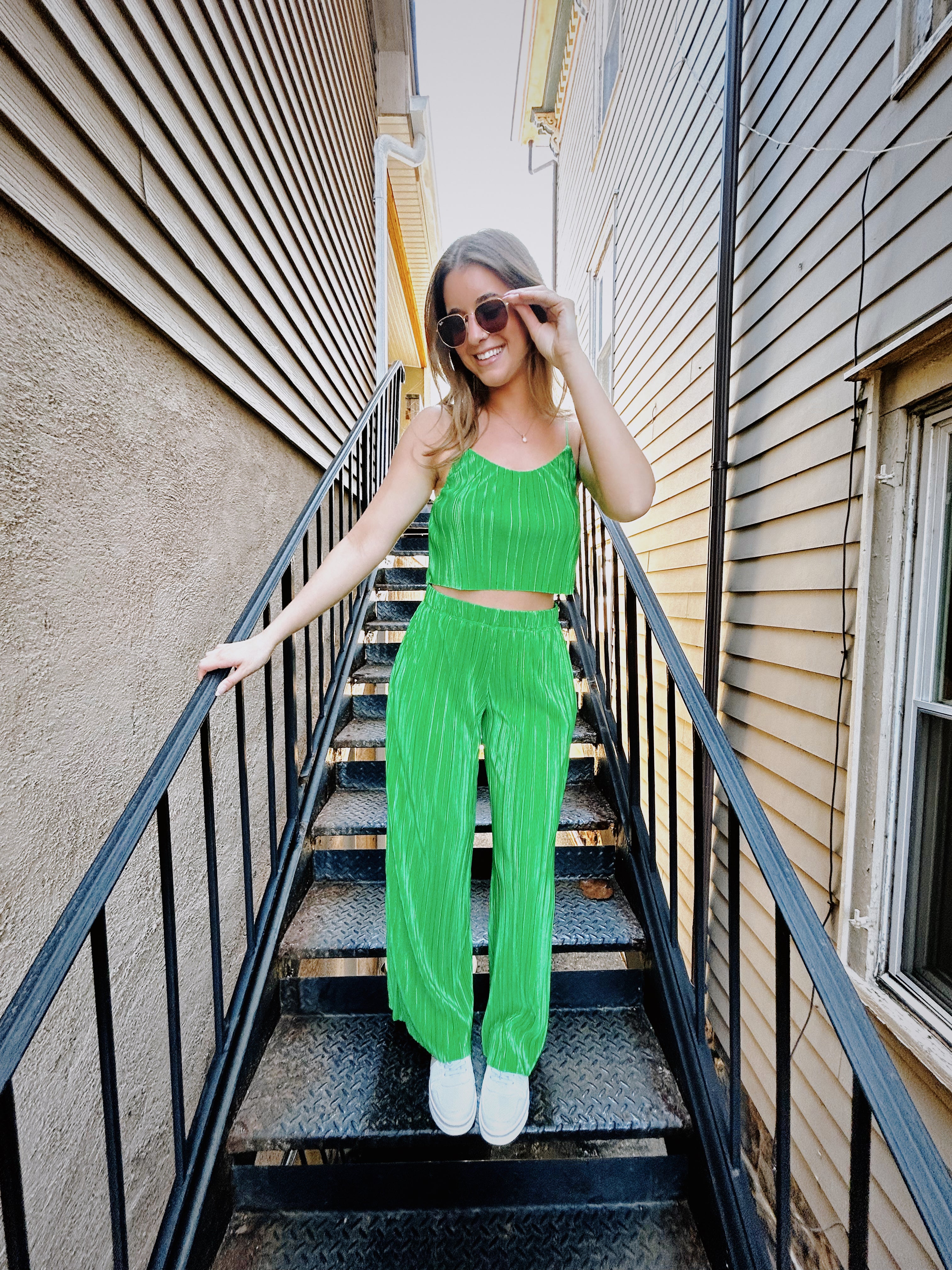 Addy Set Bright Green