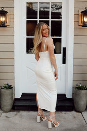 Crossed Paths Midi White