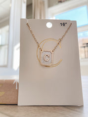 Initial Charm Necklace
