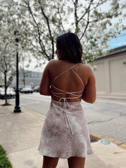 Tori Tie Dye Mini Taupe