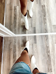 Billie White Cowboy Boot