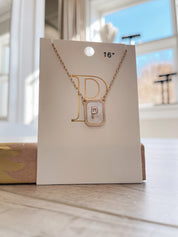 Initial Charm Necklace