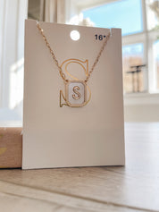 Initial Charm Necklace
