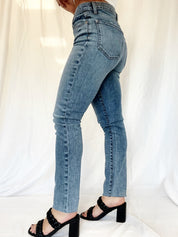 KATE HIGH RISE SLIM STRAIGHT - CENTRAL PARK