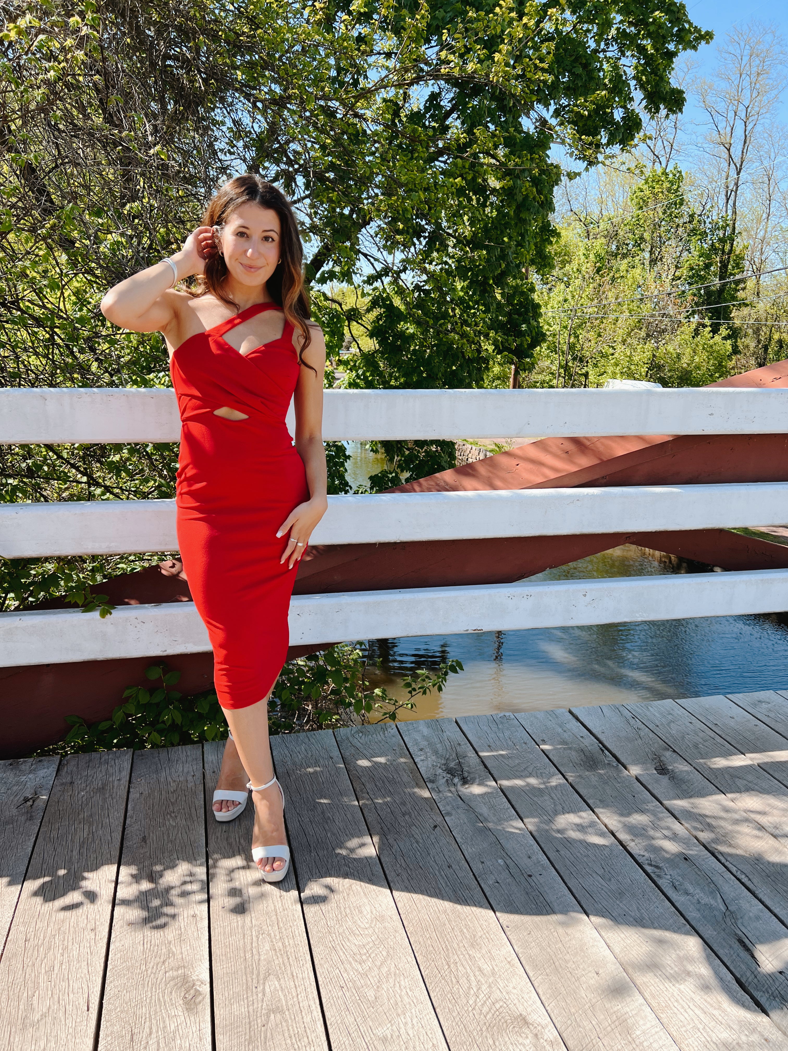 Coco Midi Fire Red
