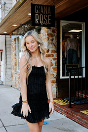 Taytum Strapless Mini Black
