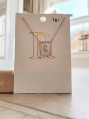 Initial Charm Necklace