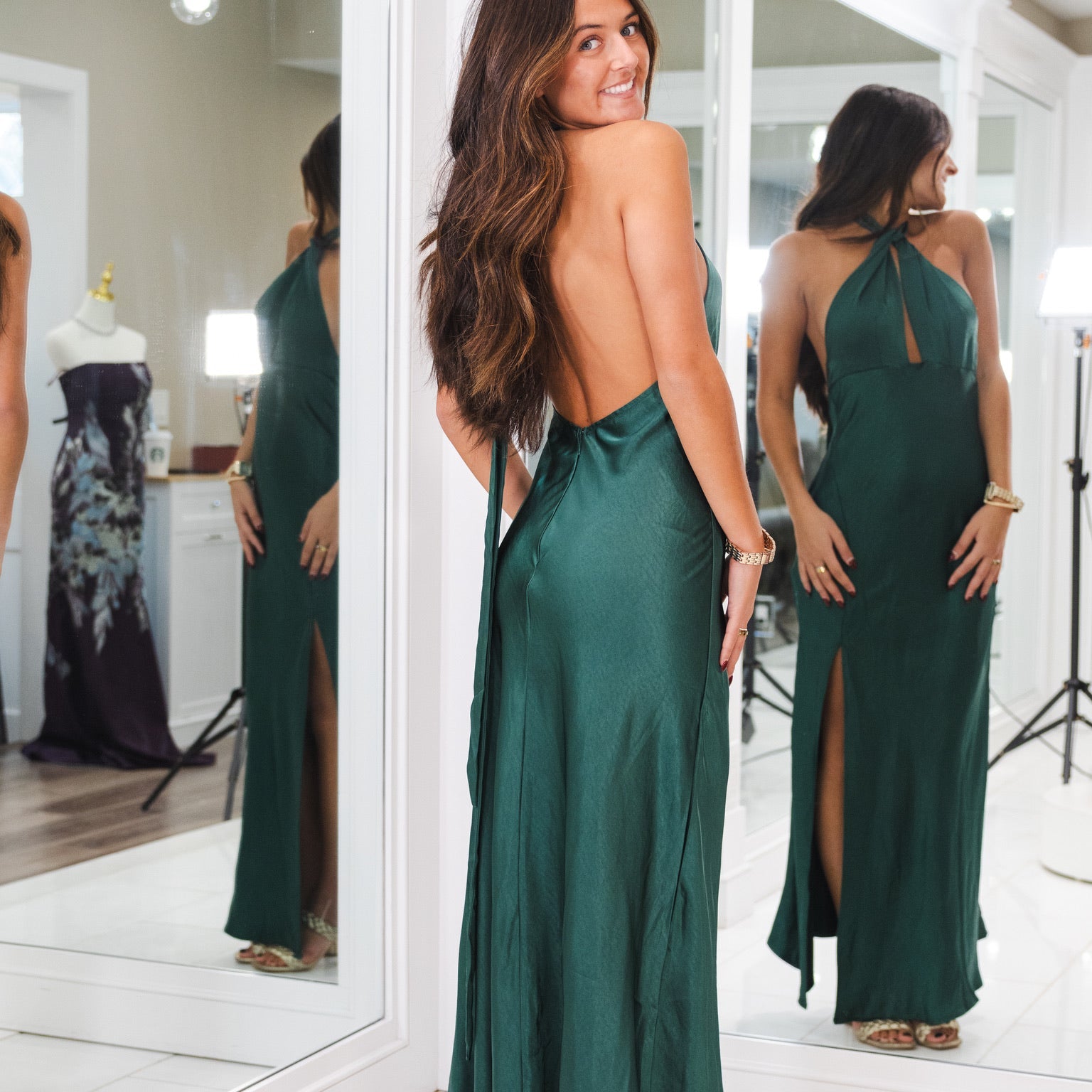 ELLISON MAXI DRESS - KIWI Giana Rose Couture ELLISON MAXI DRESS - KIWI Giana Rose Couture