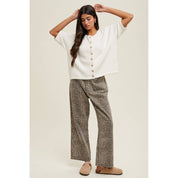 Cheetah Straight Leg Pants