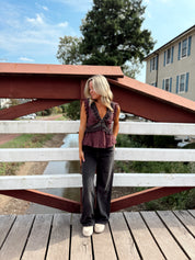 Dream On Beaded Tank Chocolate Combo FP